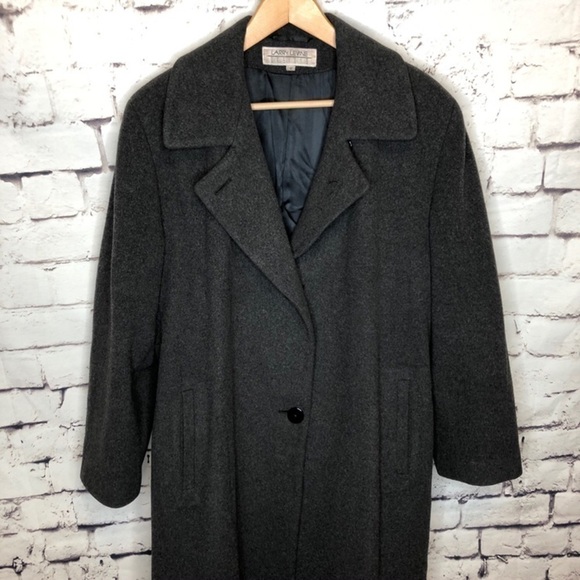 VTG Larry Levine Cashmere & Lambswool Pea Coat - Picture 2 of 6
